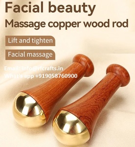 Herramienta de acupresión de madera Herramientas de masaje corporal para aliviar el estrés y el dolor Color de madera natural - Product Image 3