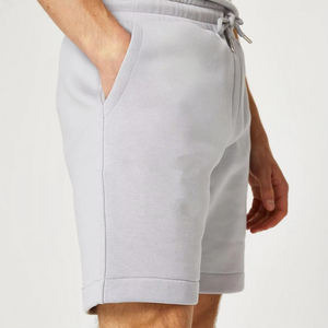 Ensemble de shorts de sport pour hommes avec logo personnalisé, séchage rapide, respirant, taille plus, shorts d'été solides, coupe-vent - Product Image 5