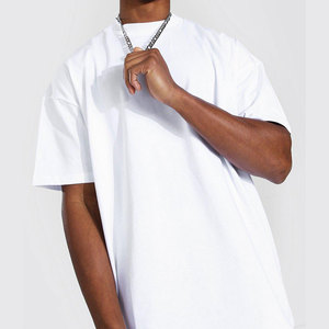 เสื้อยืดโอเวอร์ไซส์แขนสั้นคอกลมผ้าฝ้าย 100% สำหรับผู้ชาย ใส่สบายๆ ทรงหลวม น้ำหนัก 300 GSM เป็นมิตรกับสิ่งแวดล้อม แห้งเร็ว เหมาะสำหรับฤดูร้อน - Product Image 3