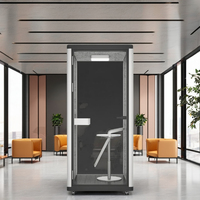 Moderne pour l'acoustique Microphone de masque de jeu insonorisé Matériaux de construction innovants Pods de bureau Hush Office Pods