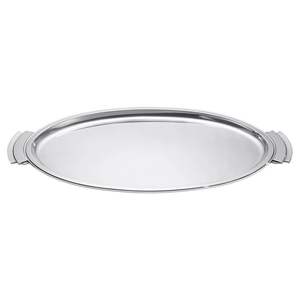 Bandejas de servir de acero inoxidable Bandejas decorativas de metal para uso en la cocina para el hogar Mesa de comedor Hotel Bodas - Product Image 6