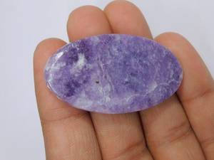 Pierres précieuses de lépidolite naturelle Belles cabochons de lépidolite Cabochons en vrac de lépidolite pour la fabrication de bijoux aux prix de gros - Product Image 3