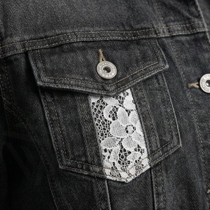 Chaquetas Vaqueras de Mezclilla Personalizables, Casuales, Modernas, de Marca, Retro, Holgadas, Vintage, Lavadas, Lisas, para Mujer, Ropa de Calle Elegante - Product Image 5