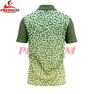 เสื้อโปโลแบบใหม่ สไตล์ OEM คุณภาพสูง ผลิตจากโพลีเอสเตอร์ 88% สแปนเด็กซ์ 12% สำหรับงานพิมพ์แบบ Dye Sublimation - Product Image 4