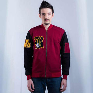 New Arrival Wool Body and Sleeves Varsity Leather <b>Jacket</b> High Quality Customized Varsity <b>Letterman</b> <b>Jacket</b> - Product Image 1