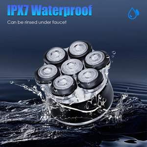 Afeitadora Eléctrica Impermeable para Hombres Calvos, con Carga Rápida y Pantalla LED, Kit de Afeitado de Doble Cuchilla Recargable - Product Image 3