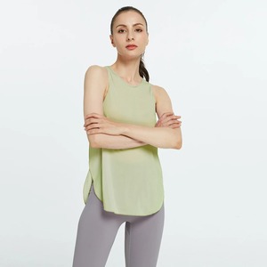 Débardeur vente en gros côtelé solide sans manches respirant séchage rapide gilet Slim Fit basiques athlétique salle de fitness débardeur de gymnastique - Product Image 3