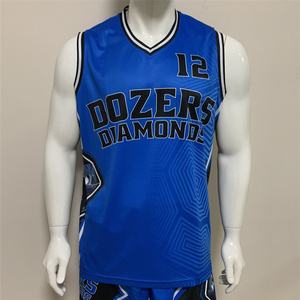 Ensemble de maillots de basket-ball réversibles à la mode entièrement sublimation séchage rapide respirant option grande taille avec logo personnalisé impression rapide - Product Image 1