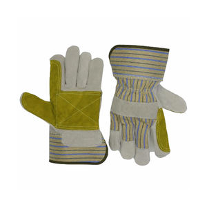 Gants de travail en cuir de vachette robustes VERITAS SPORTS pour hommes – Respirants, de protection, pour l'extérieur, unis, hiver, pour ouvriers du bâtiment et anti-épingle - Product Image 2