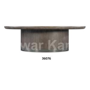 Table d'appoint ronde en laiton massif argenté fabriquée à la main avec poli à la main pour salon et bureau à la maison - Product Image 6