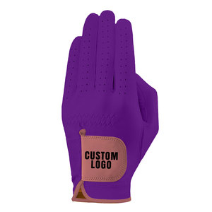 Couleur du logo personnalisé Gants de golf en peau de mouton pour l'entraînement par tous les temps, positionnement de golf pour adultes Gants à prise parfaite - Product Image 5