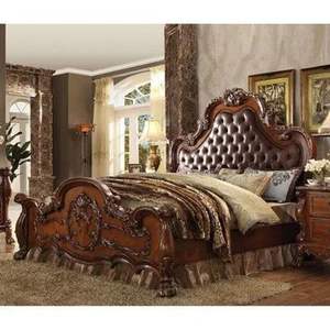 Lit Classique Antique-Acajou Brun-85 - Product Image 1