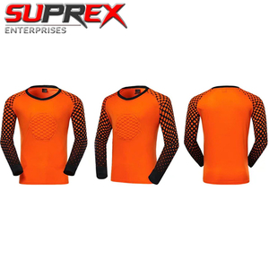 Camiseta de fútbol de manga larga para hombre, uniformes de portero para adulto, camisas de manga larga de portero, pantalones o pantalones cortos - Product Image 2