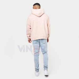 Sudadera con Capucha Extra Grande de Invierno de Alta Calidad 100% Algodón para Hombre y Mujer, Estilo Casual Hip Hop, Bordada con Serigrafía Francesa - Product Image 3