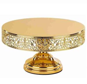 Soporte de METAL decorativo con tapa de vidrio para pastel - Product Image 4