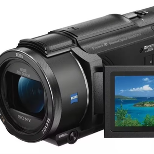 Cámaras de video Handycam FDR-AX53 4K NTSC/PAL negras de venta rápida - Product Image 1