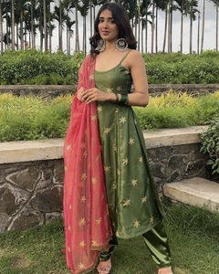 Modern Style Heavy Faux Georgette Women's Kurta Set Custom-Size for Party High Demand in India for Gifting Designed in India - Product Image 1