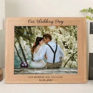 กรอบรูปไม้ที่ออกแบบอย่างสวยงามเทคนิคการขัดเงาที่แข็งแกร่งและสง่างามเพื่อแสดงภาพถ่ายของคุณในแบบที่ไร้กาลเวลา - Product Image 1