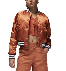 Veste bomber universitaire en satin de haute qualité OEM, manches en satin, patchwork, pour femmes, style hip-hop, personnalisée, style varsity, courte, en satin - Product Image 1