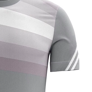 Kit de entrenamiento de fútbol personalizado | Camiseta de fútbol de transferencia de calor | Secado rápido 100% Tejido de poliéster Cuello redondo Manga corta Ligero - Product Image 5