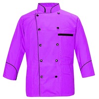 Uniforme de Chef Unisex Elegante y Ligero de Poliéster/Algodón, Nueva Llegada, Restaurante y Bar, Mejor Calidad, Cómodo