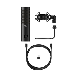 ไมโครโฟนคอนเดนเซอร์ USB สำหรับ PC 9A273AA quadcast 2 S RGB PS4 PS5 Mac ป้องกันการสั่นสะเทือนติด4รูปแบบการเล่นเกมขั้วโลก - Product Image 1