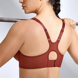 Sujetador Deportivo Reversible Ligero Sin Costuras para Mujer, Talla Grande, Cómodo, Cobertura Completa, Oculta la Grasa de la Espalda, Logotipo Frontal, Transpirable - Product Image 2