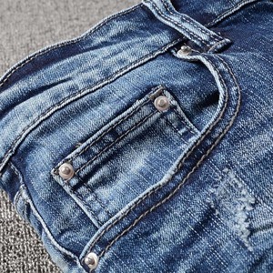 Jeans de Mezclilla Rectos para Hombre, Talla Grande, Corte Regular, Ropa Casual, Proveedor Directo de Fábrica, Más Vendidos - Product Image 5