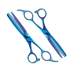 Wholesale Top Quality Professional Plasma Powder <b>Paper</b> Coated Beauty Stainless Steel Razor Edge Thinning <b>Scissors</b> Pakistan - Product Image 1