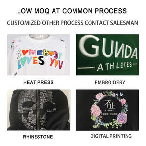 เสื้อฮู้ดสำหรับผู้ชายไซส์พิเศษดีไซน์พิมพ์ลาย300GSM สำหรับฤดูหนาวผ้าฝ้ายเทอร์รี่ลำลองไซส์เรา5XL ทำจากโพลีเอสเตอร์/ คอตตอน - Product Image 4