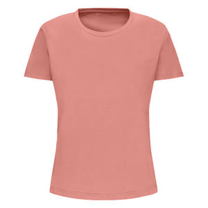 Camiseta de algodón transpirable Ecuestre para mujer, logotipo personalizable, varios colores melocotón para montar, fabricante OEM, productos para caballos - Product Image 1