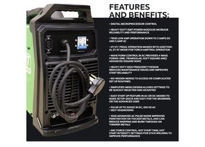 Nouvelle soudeuse à l'arc TIG à impulsions numérique AC/DC Everlasst PowerTIG-255EXT pour usage industriel et DIY, 110V/220V, avec garantie de 3 ans - Product Image 5