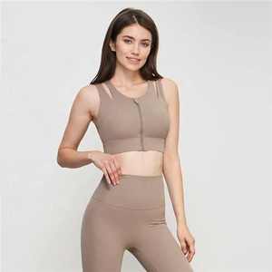 QUICK DRY New Design Spandex Breathable Top <b>Open</b> Back Slimming Running Active Wear Fitness Yoga U Back Sports <b>Bra</b> for Women - Product Image 4