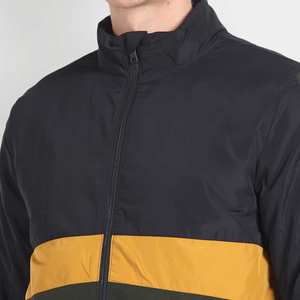 Blouson bombardier à logo personnalisé pour hommes, style streetwear à la mode de qualité supérieure avec fermeture éclair sur le devant, tissu léger côtelé et patchs - Product Image 6
