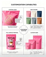 Sac refermable en aluminium avec logo personnalisé Ipack, qualité alimentaire, emballage hermétique pour en-cas, noix de cajou, sachet debout