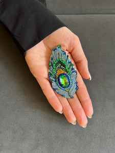 เข็มกลัดลูกปัดออกแบบทำด้วยมืออุปกรณ์เสริมคุณภาพสูงเข็มกลัดออกแบบที่เป็นเอกลักษณ์ของขวัญที่ดีที่สุดสำหรับอาบน้ำเด็ก - Product Image 5