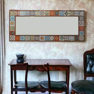 Turkish Handcrafted Customized Color Modern Full Length Decorative Multicolor <b>Wall</b> <b>Hanging</b> <b>Mirror</b> Living Room Decor No - Product Image 2