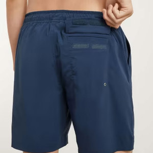 Short en coton à motif solide pour hommes avec logo personnalisé de haute qualité Short de fitness respirant pour la course à pied - Product Image 5