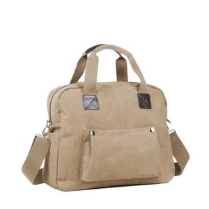 Women's Large Capacity <b>Canvas</b> Tote <b>Bag</b> Shoulder <b>Crossbody</b> Handbag with Niwar Handle Fashion Accessories Wholesaler - Product Image 4