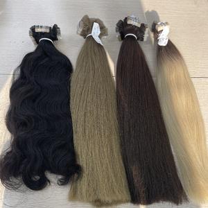Vente en gros 30 pouces Virgin Raw Remy Body Wave Tape-In Extensions de cheveux humains pour les femmes - Product Image 5