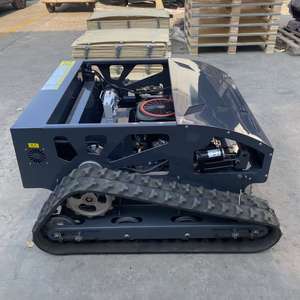 Livraison Gratuite <span class=keywords><strong>Tondeuse</strong></span> à Gazon Industrielle Télécommandée Autopropulsée sur Chenilles 800mm pour Bricolage - Product Image 4