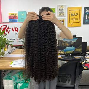 Meilleure vente Cheveux vierges bruts vietnamiens non traités Vendeur de cheveux en gros Paquets de trame bouclés pour faire une perruque - Product Image 1