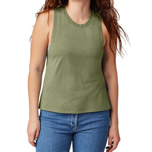 Custom Women's Breathable Eco-Friendly <b>Tank</b> <b>Top</b> | OEM ODM Sleeveless Gym Yoga Fitness Workout 100% Polyester <b>Tank</b> <b>Top</b> | Private - Product Image 1