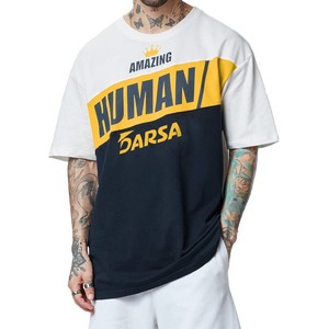 Top Ranking Plain Heavy Cotton Camiseta de lujo Unisex Logotipo de impresión personalizada Mock Neck Camiseta en blanco Camiseta de gran tamaño para hombres - Product Image 5