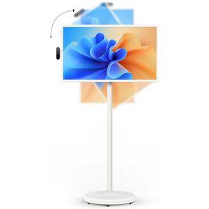 ทีวี LED สมาร์ทพกพาขนาด 32 นิ้ว หน้าจอสัมผัส หมุนได้ พร้อมขาตั้งแบบมีล้อ แบตเตอรี่ในตัว รีโมทคอนโทรล กล้อง 1080p Full HD - Product Image 5