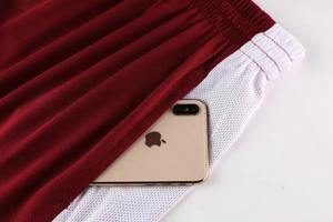 Ensemble de maillots de basket-ball pour hommes, double face, de haute qualité, respirant, léger, personnalisé, avec maillots inversés, survêtements universitaires - Product Image 2