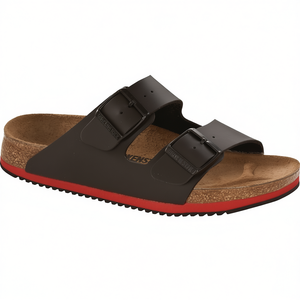 รองเท้าแตะ Birkenstock Arizona Super Grip สีเทา เบอร์ 46 สีดำ จาก Birko-Flor ได้มาตรฐาน ISO 20347 - Product Image 2