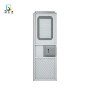 <span class=keywords><strong>Porte</strong></span> d'entrée traditionnelle pour <span class=keywords><strong>camping</strong></span>-<span class=keywords><strong>car</strong></span>, caravane, remorque, <span class=keywords><strong>porte</strong></span> de <span class=keywords><strong>camping</strong></span>-<span class=keywords><strong>car</strong></span>, écran de <span class=keywords><strong>porte</strong></span>, serrure à point unique, verre trempé, pare-soleil, aluminium blanc - Product Image 4