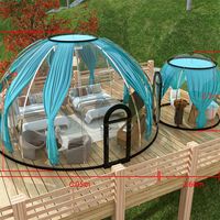 Maisons conteneurs modernes haute résistance, tente dôme igloo avec matériau PC pour usage en villa et hôtel, maison préfabriquée de luxe
