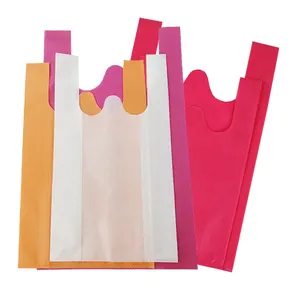 Eco-friendly Packaging Personalized T-shirt Bag PP Non-woven Material Made In Viet Nam Wholesale Quality Product Factory Price